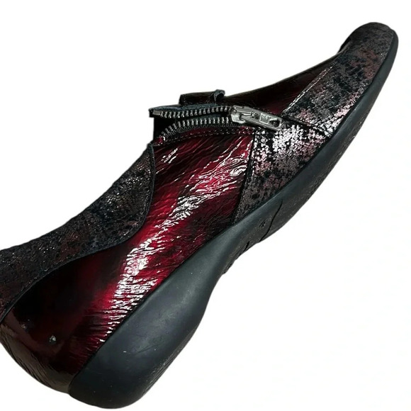 UTV  shoes,women, leather , size 11.5, burgundy ,Un tour en ville,multicolor,EC - Picture 9 of 16